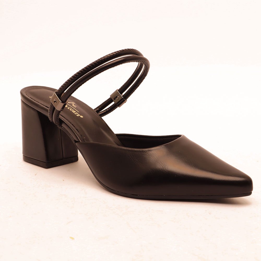 Scarpin Sapato da Corte Salto Baixo Fino Calce Fácil Marrom 2