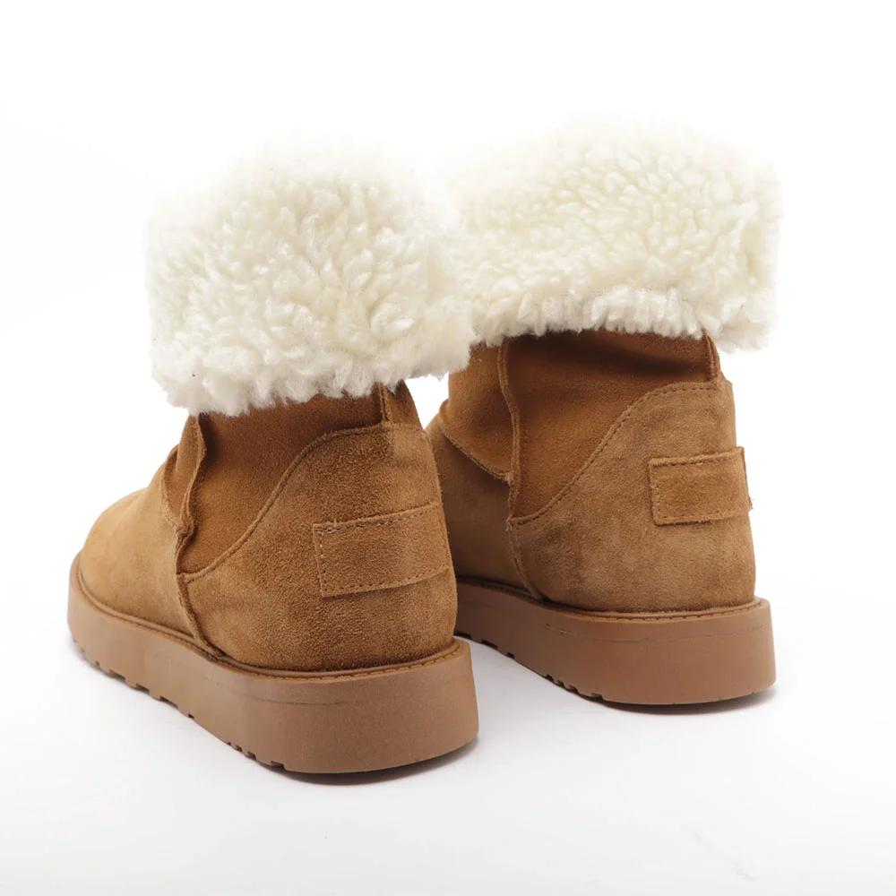 Bota Feminina Belluno Uggy Pelinho Caramelo 4