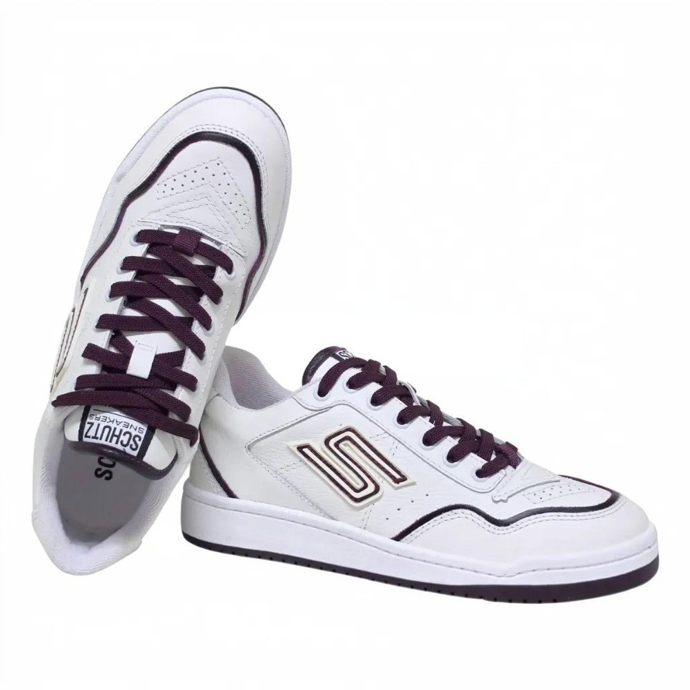 Tênis Sneaker Schutz Cadarço Branco 3