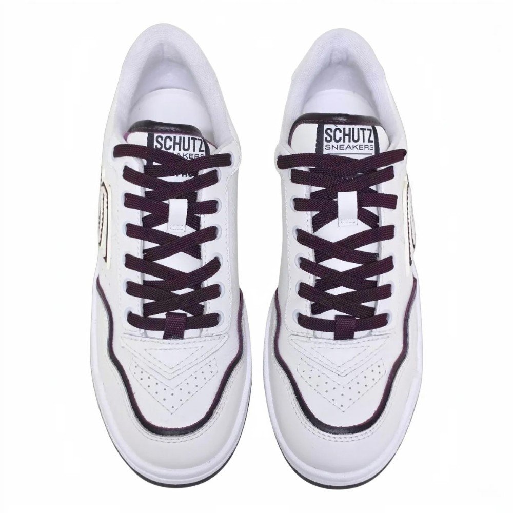 Tênis Sneaker Schutz Cadarço Branco 4