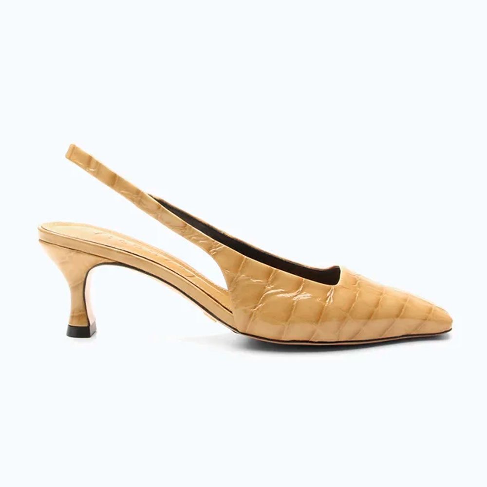 Scarpin Vicenza Slingback Salto Médio Bille