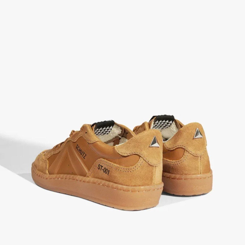 Tênis Feminino Schutz Couro Caramelo 4