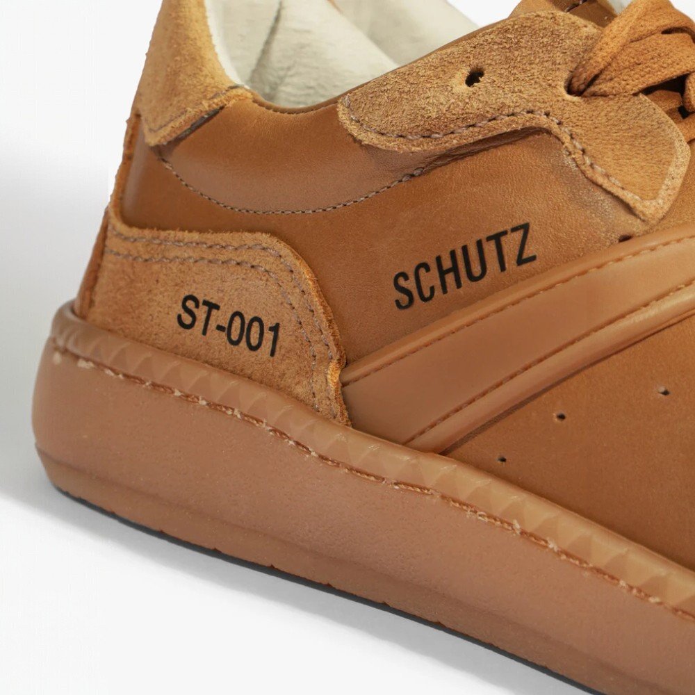 Tênis Feminino Schutz Couro Caramelo 7
