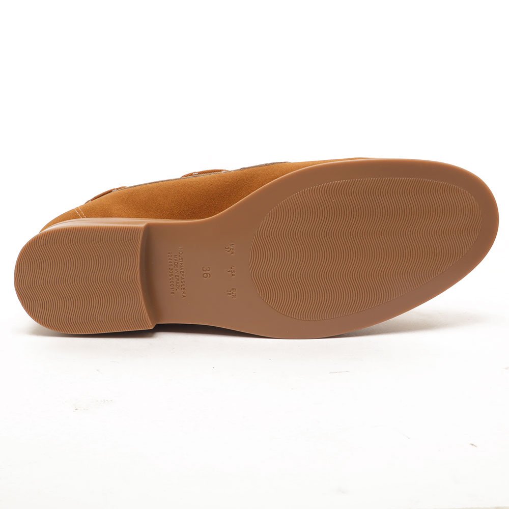 Mocassim Sapato Da Corte Bico Oval Cadarço Caramelo 10