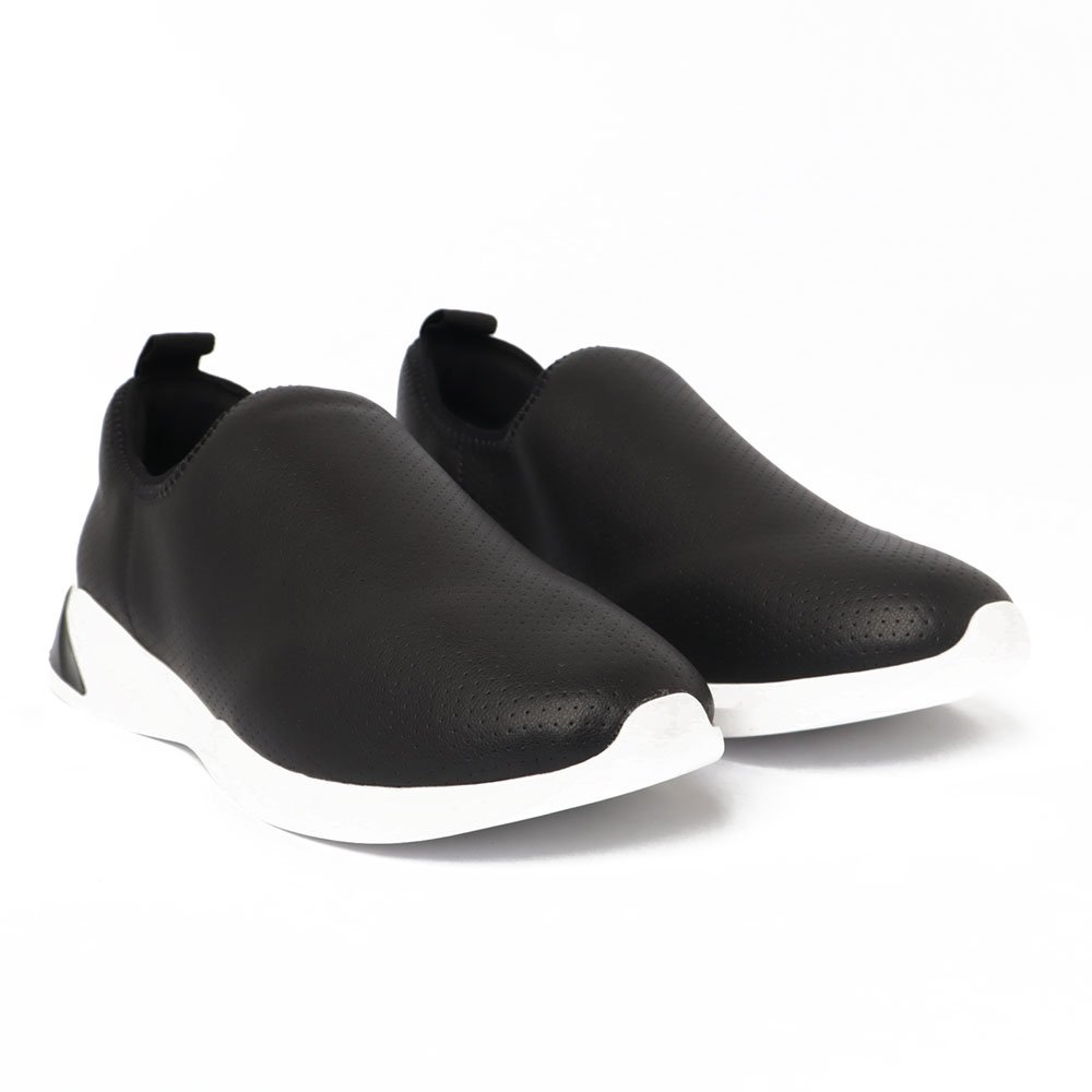 Tênis Feminino Sapato Da Corte Slip On Preto 3