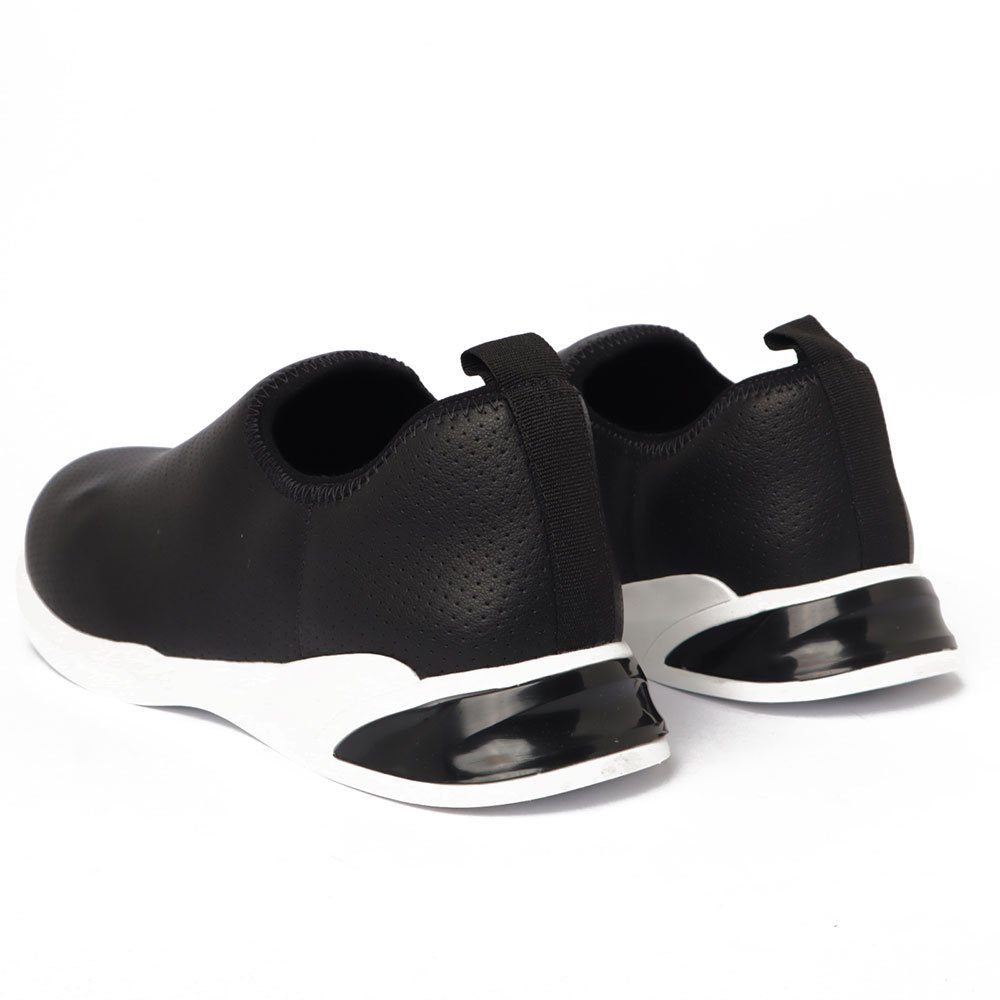 Tênis Feminino Sapato Da Corte Slip On Preto 4