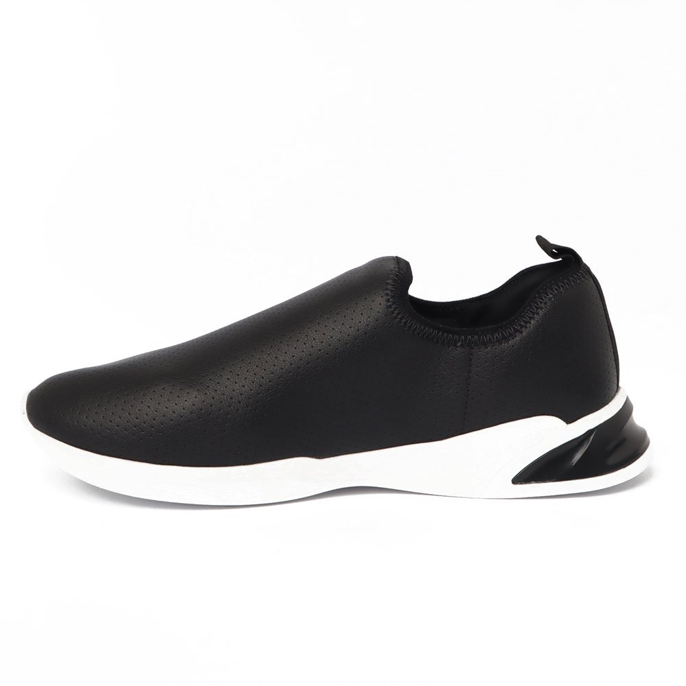 Tênis Feminino Sapato Da Corte Slip On Preto 6