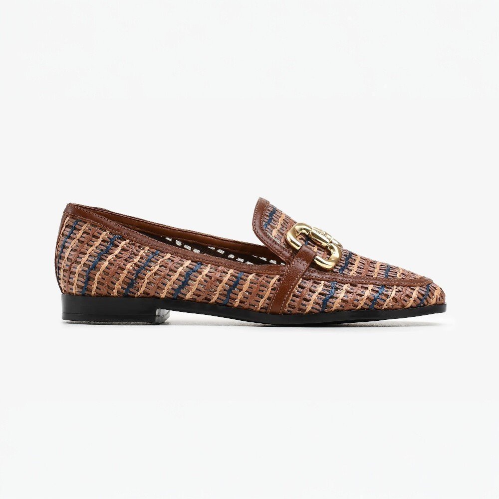 Loafer Jorge Bischoff Ráfia Fivela