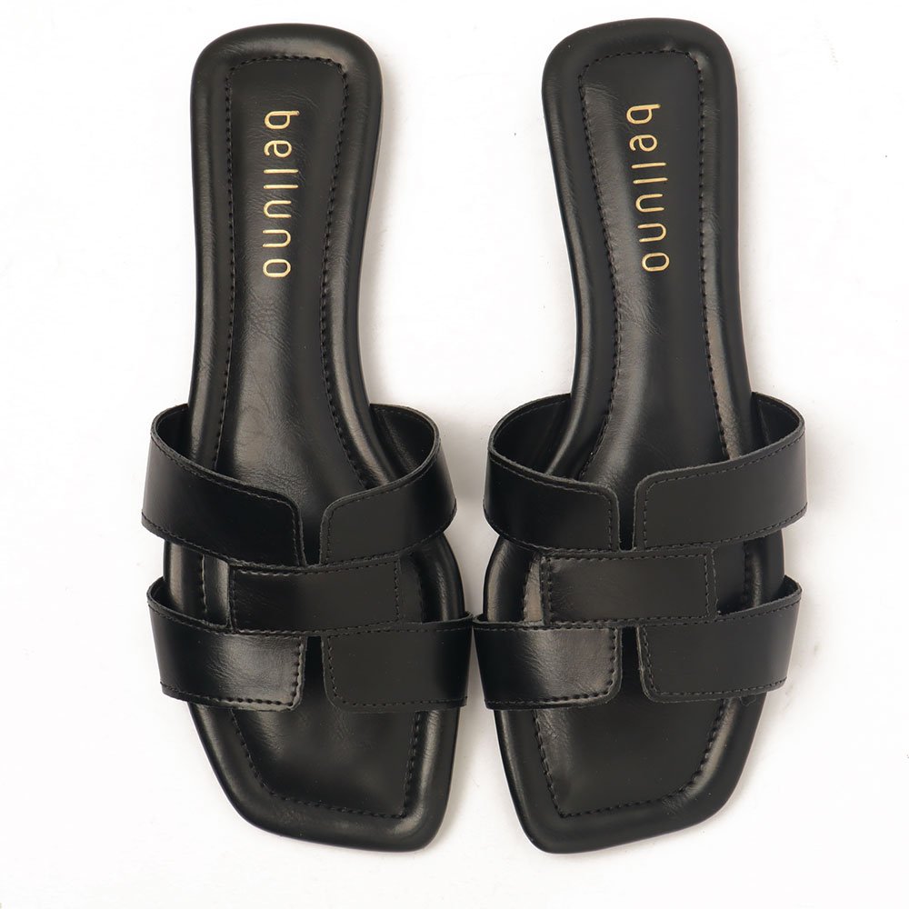 Chinelo Flat Belluno H Bico Quadrado