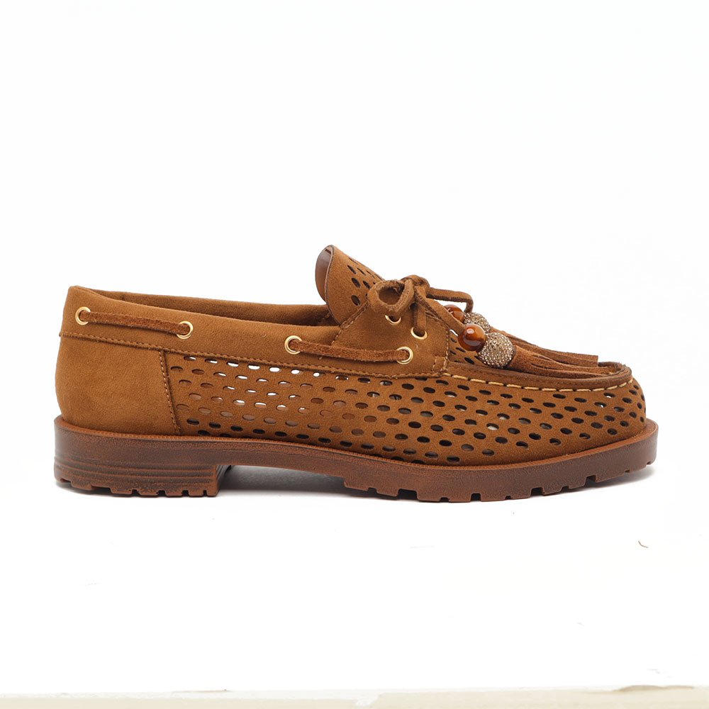 Mocassim Belluno Vazado Barbicacho Strass