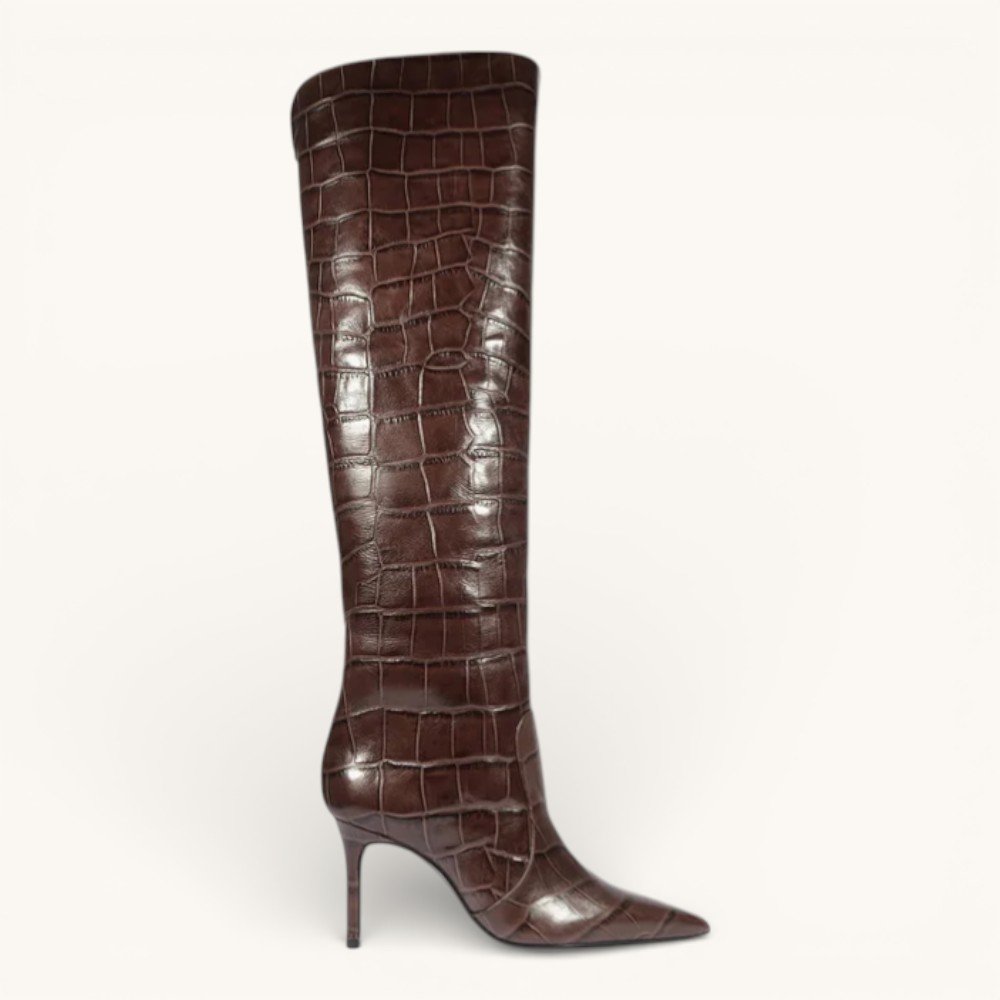 Bota Schutz Dressy Cano Longo Couro - Produto 55