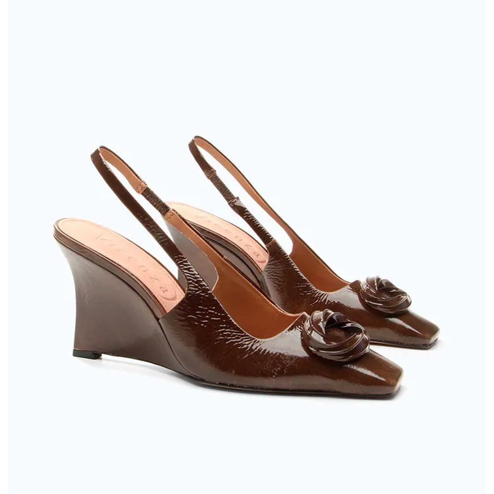 Slingback Vicenza Anabela Perry Marrom 4