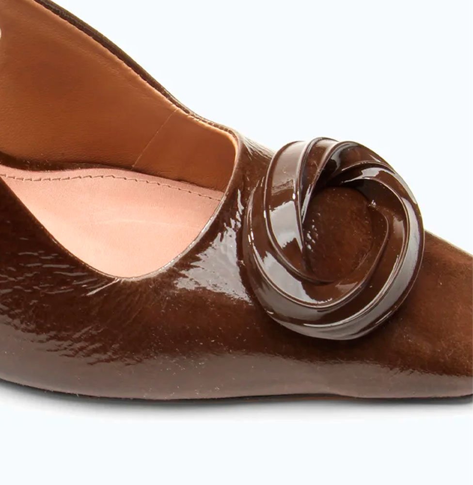 Slingback Vicenza Anabela Perry Marrom 7