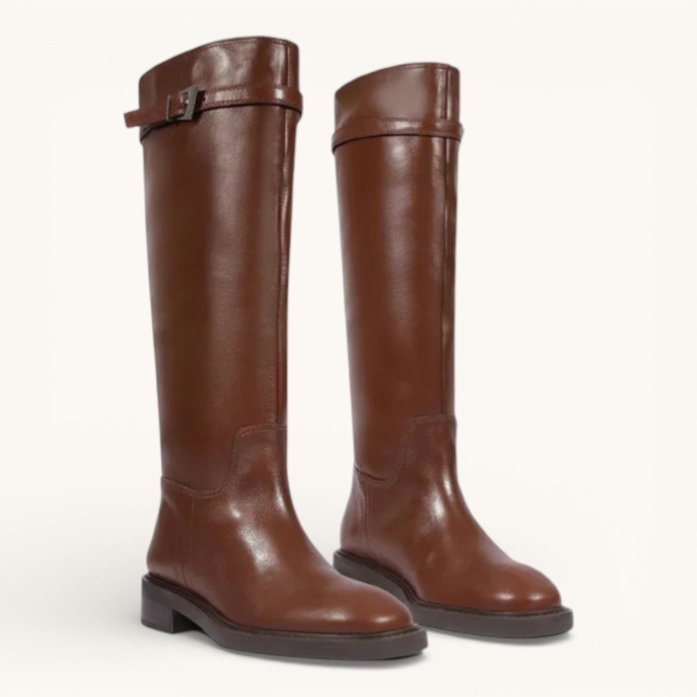 Bota Schutz Modern Couro Marrom 3