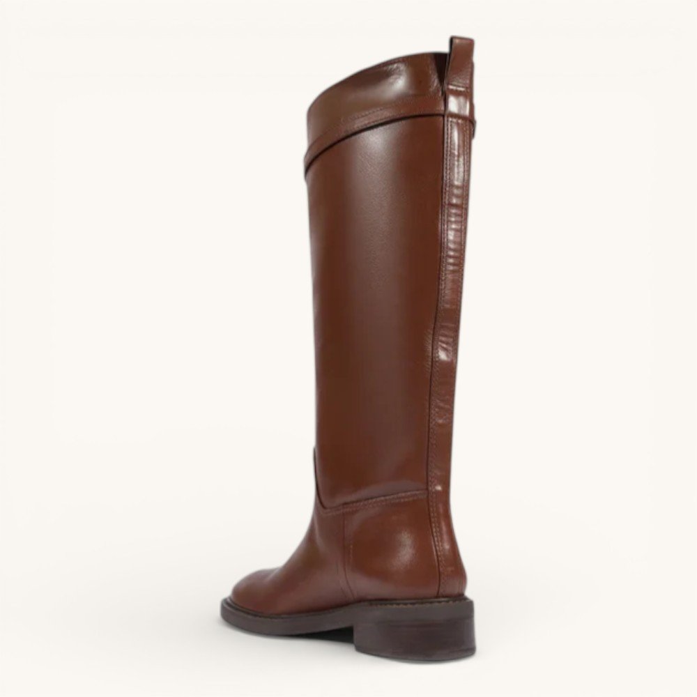 Bota Schutz Modern Couro Marrom 4