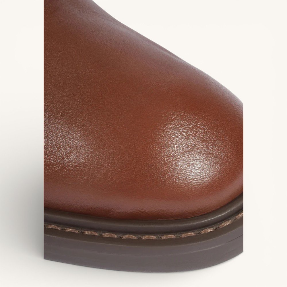 Bota Schutz Modern Couro Marrom 6
