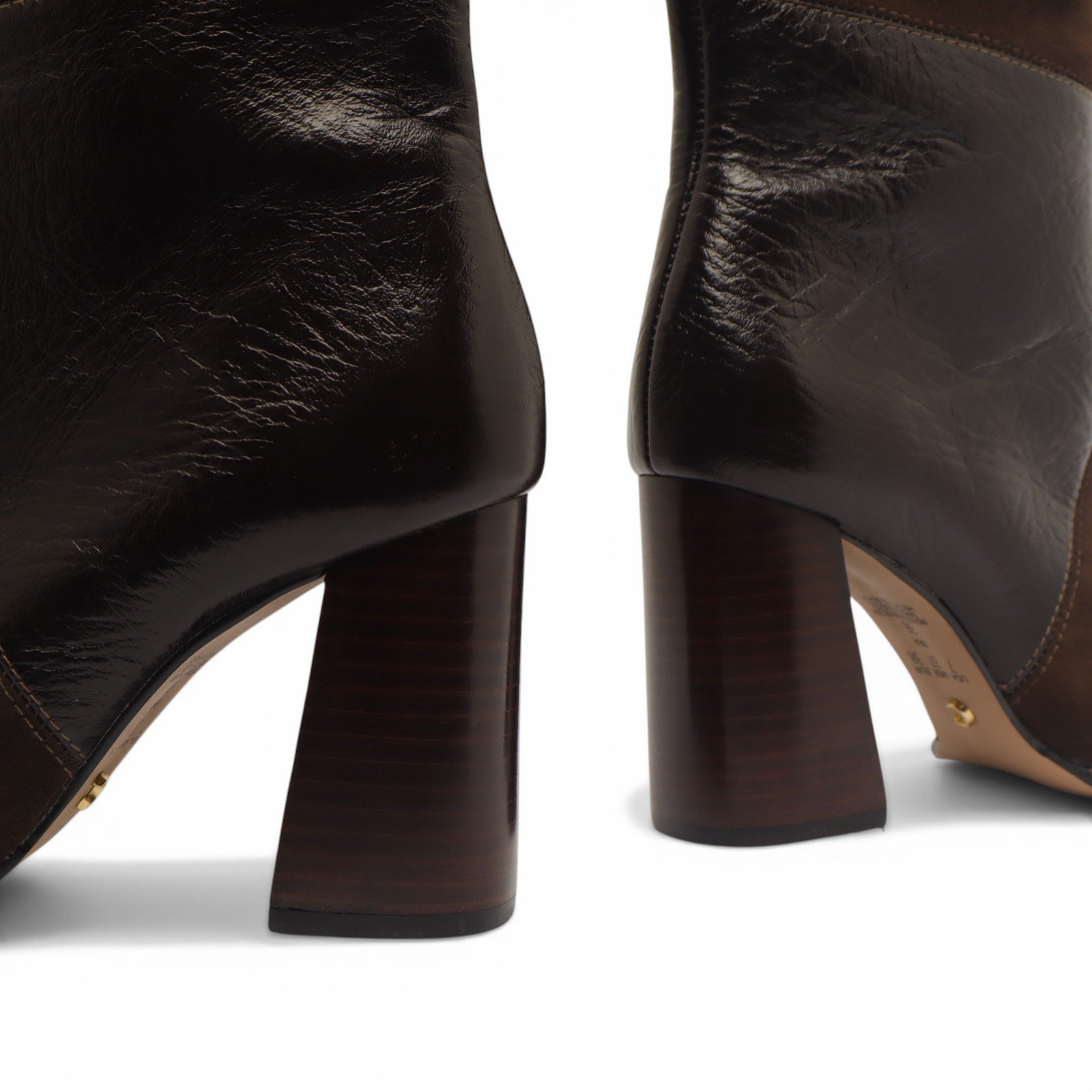 Bota Feminina Cecconello Salto Bloco Alto Cano Longo Couro