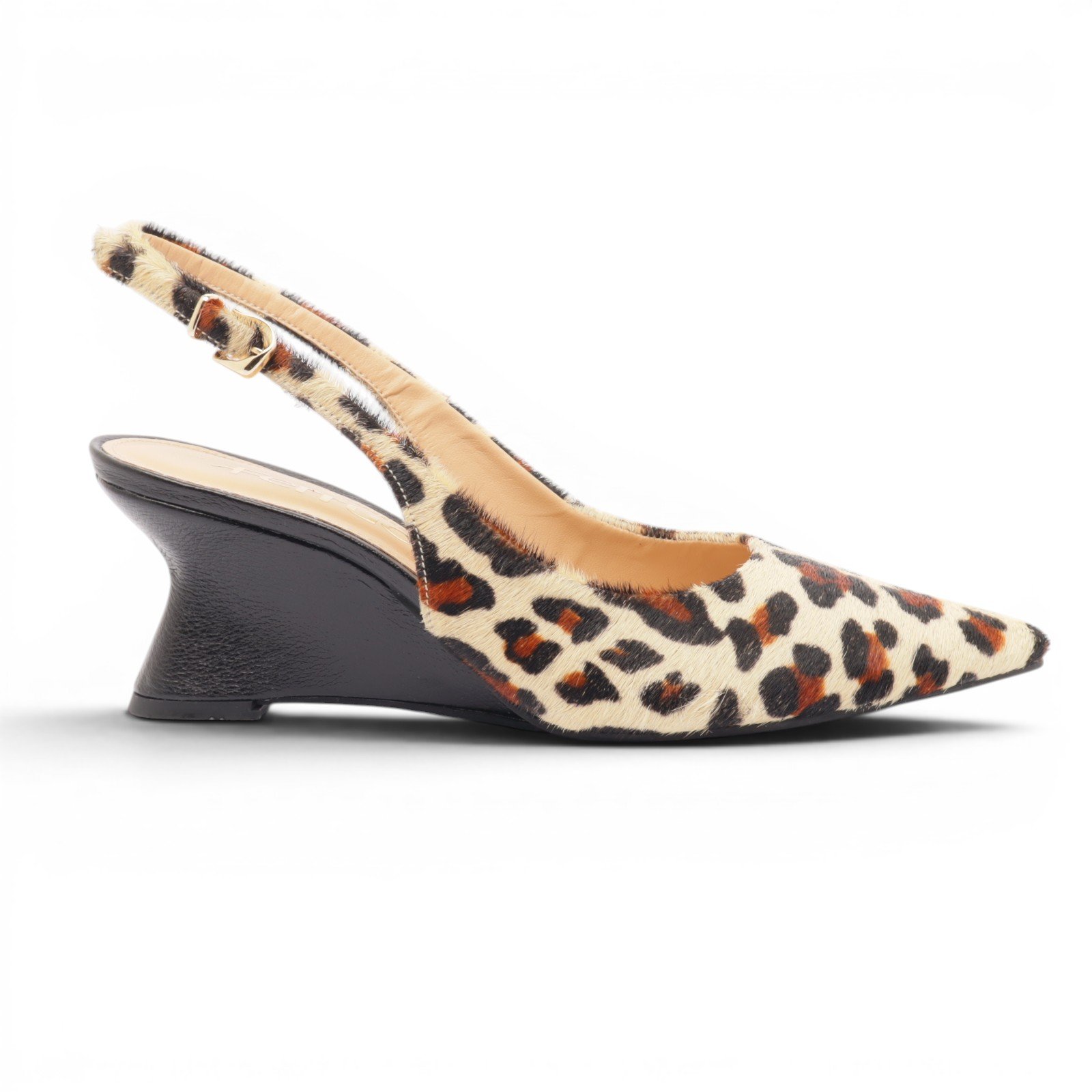 Slingback Ferrucci Salto Anabela Médio