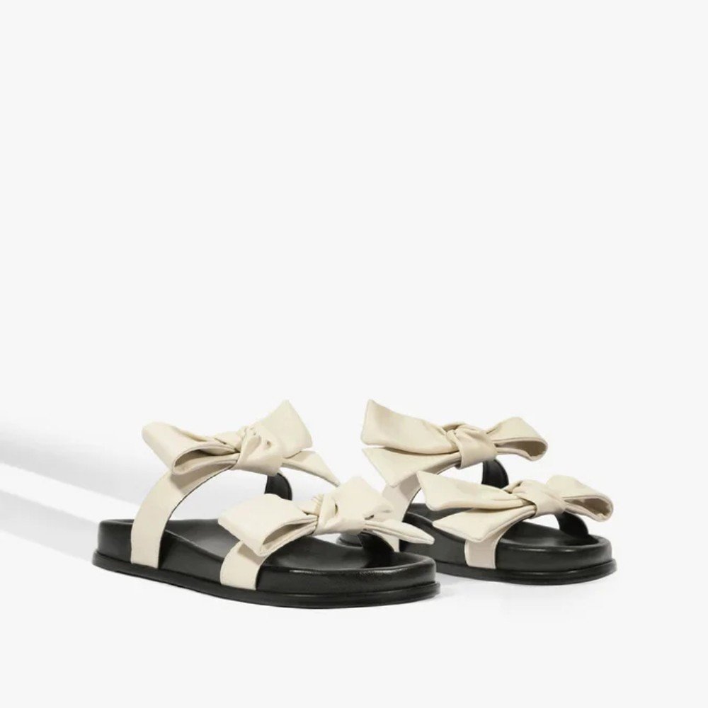 Papete Schutz Couro Laço Off White 3