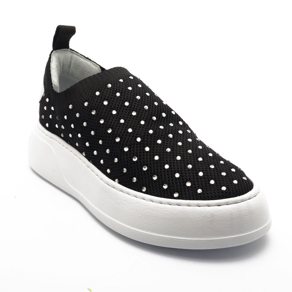 Tênis Feminino Schutz Meia Detalhe Strass Preto 2