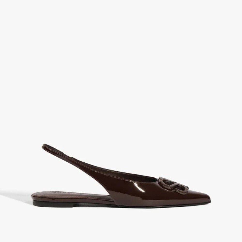 Sapatilha Schutz Slingback Femme Icon Couro