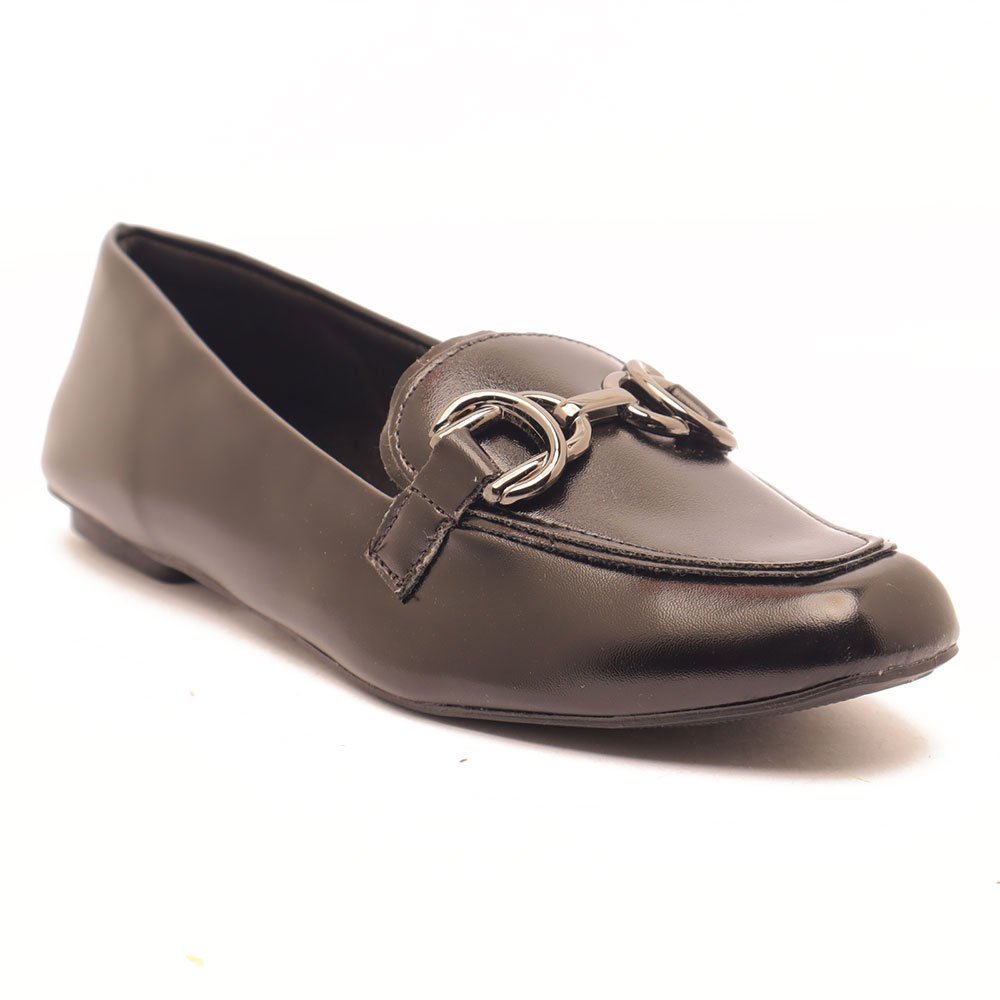 Mocassim Sapato da Corte Tradicional Detalhe Fivela Preto 2