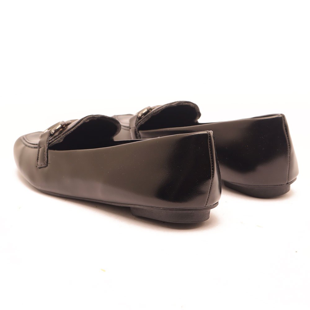 Mocassim Sapato da Corte Tradicional Detalhe Fivela Preto 4