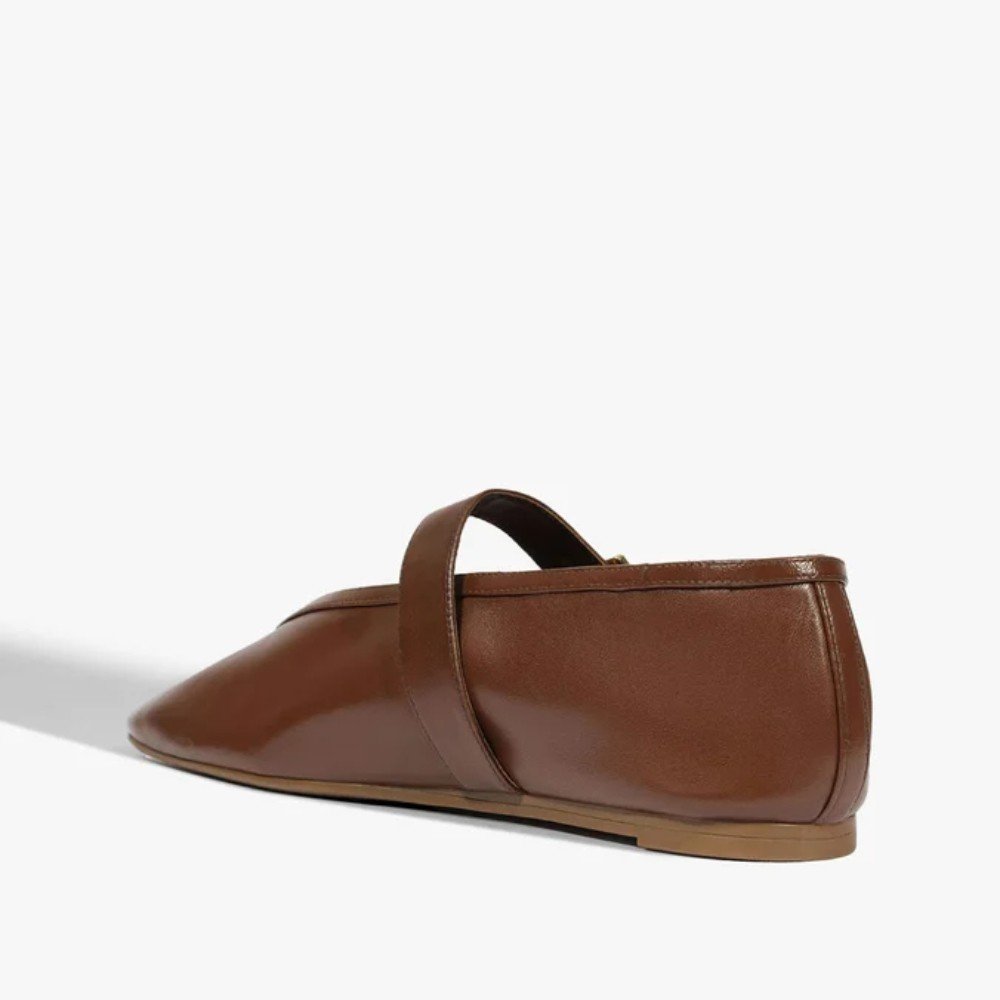 Sapatilha Schutz Vick Buckle Couro Marrom 3