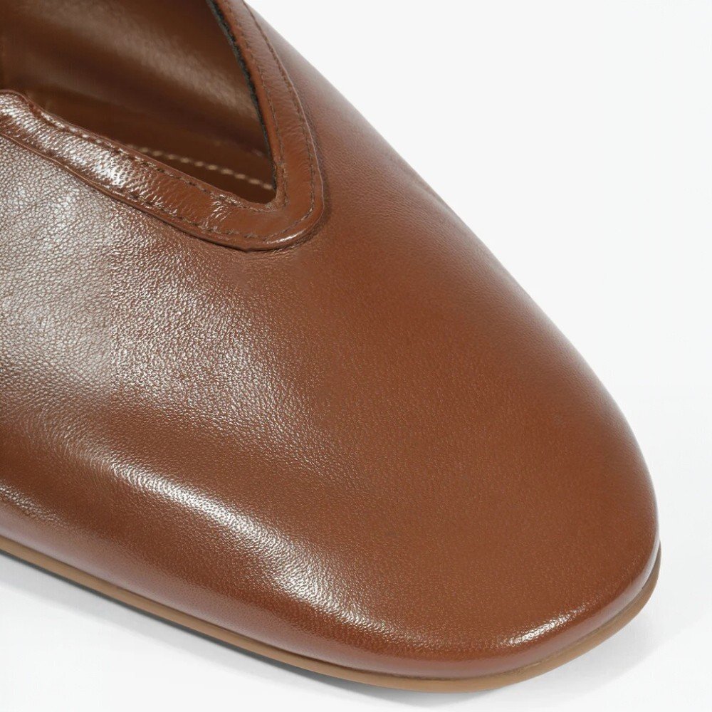 Sapatilha Schutz Vick Buckle Couro Marrom 5