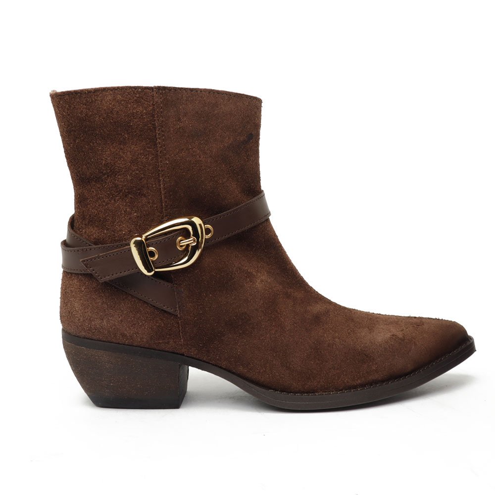 Bota Feminina Giulia Domna Country Salto Médio Fivela - Produto 30