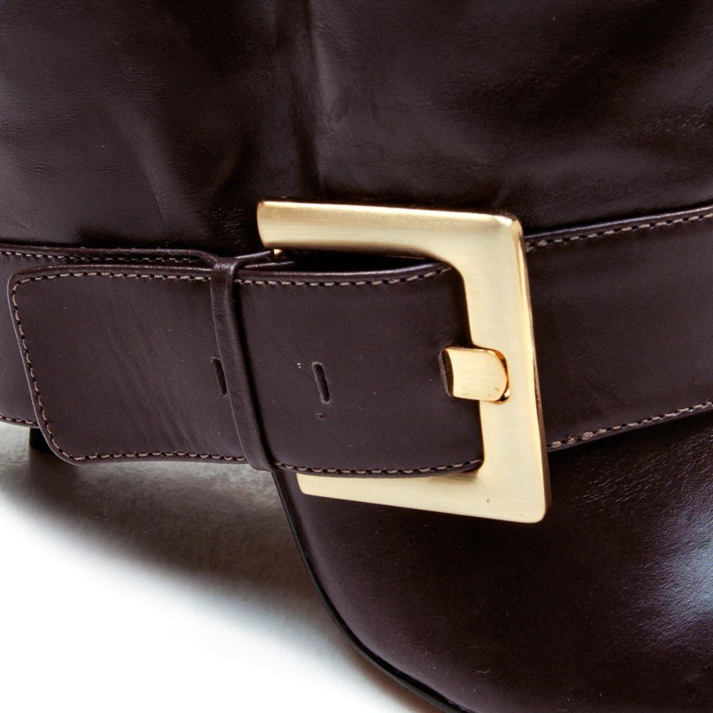 Bota Feminina Cecconello Couro Marrom Cano Longo Capa Marrom 6