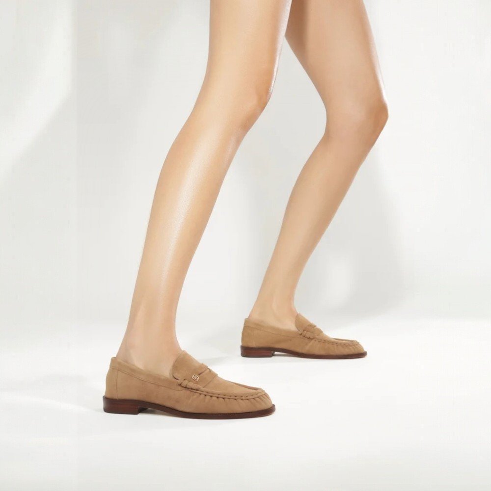 Mocassim Schutz Tyche Couro Nude 3
