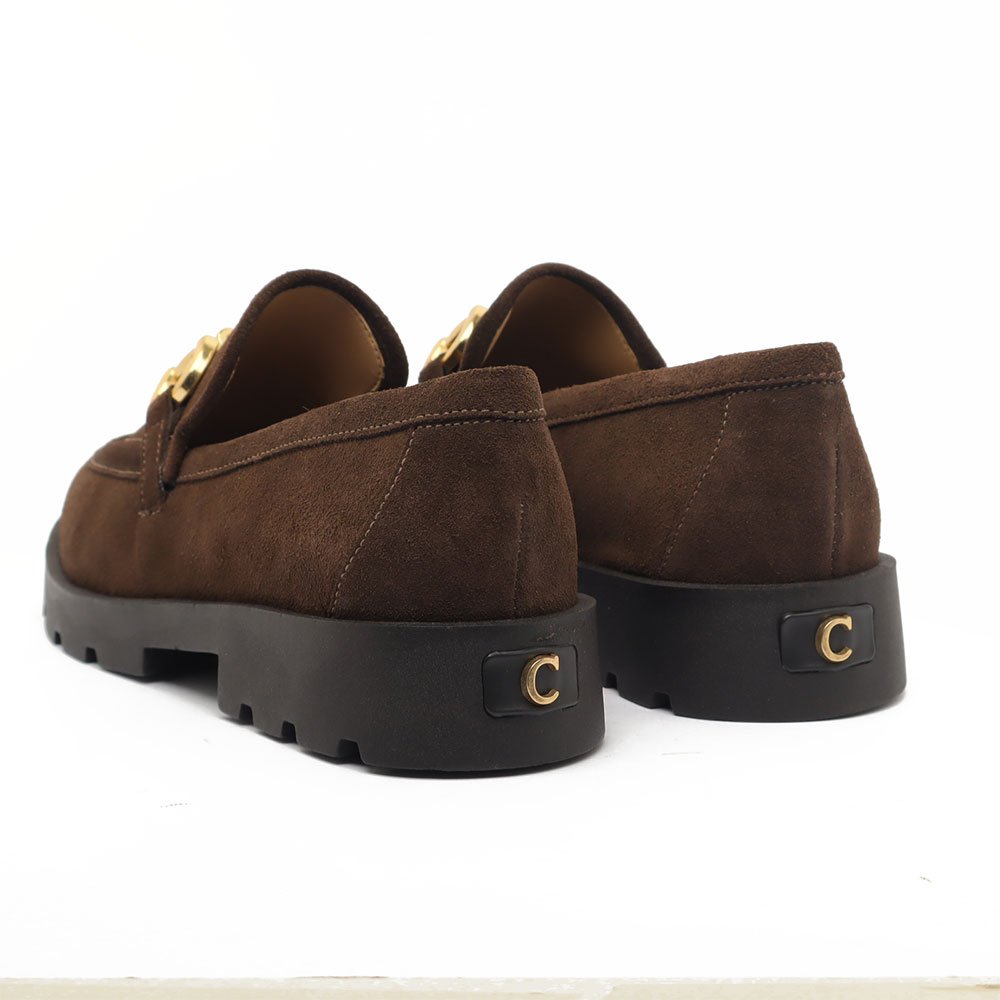 Mocassim Cecconello Salto Tratorado Fivela Metal Marrom 4