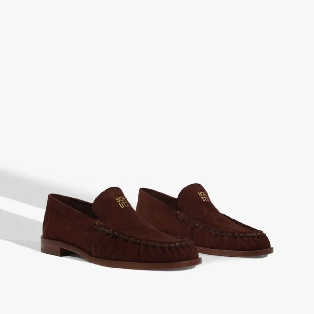 Mocassim Schutz MocaShop Camurça Marrom Marrom 2