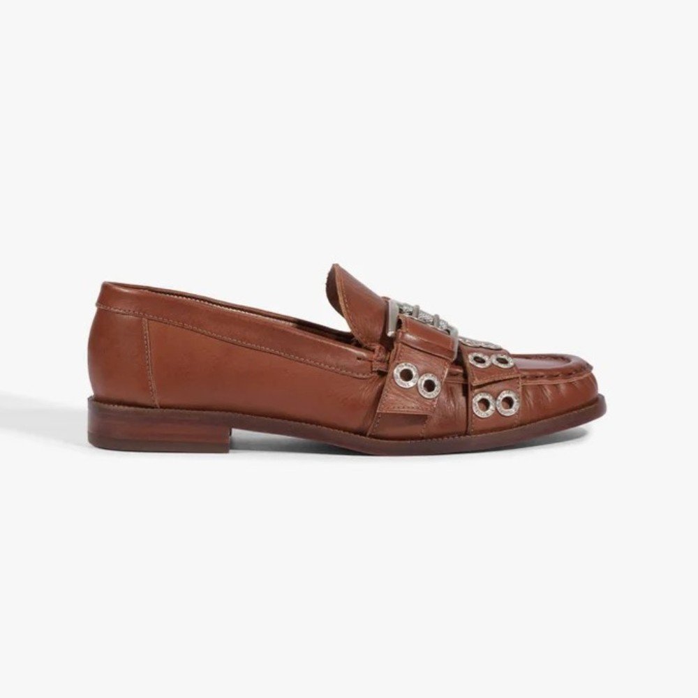 Mocassim Feminino Schutz Marien Couro