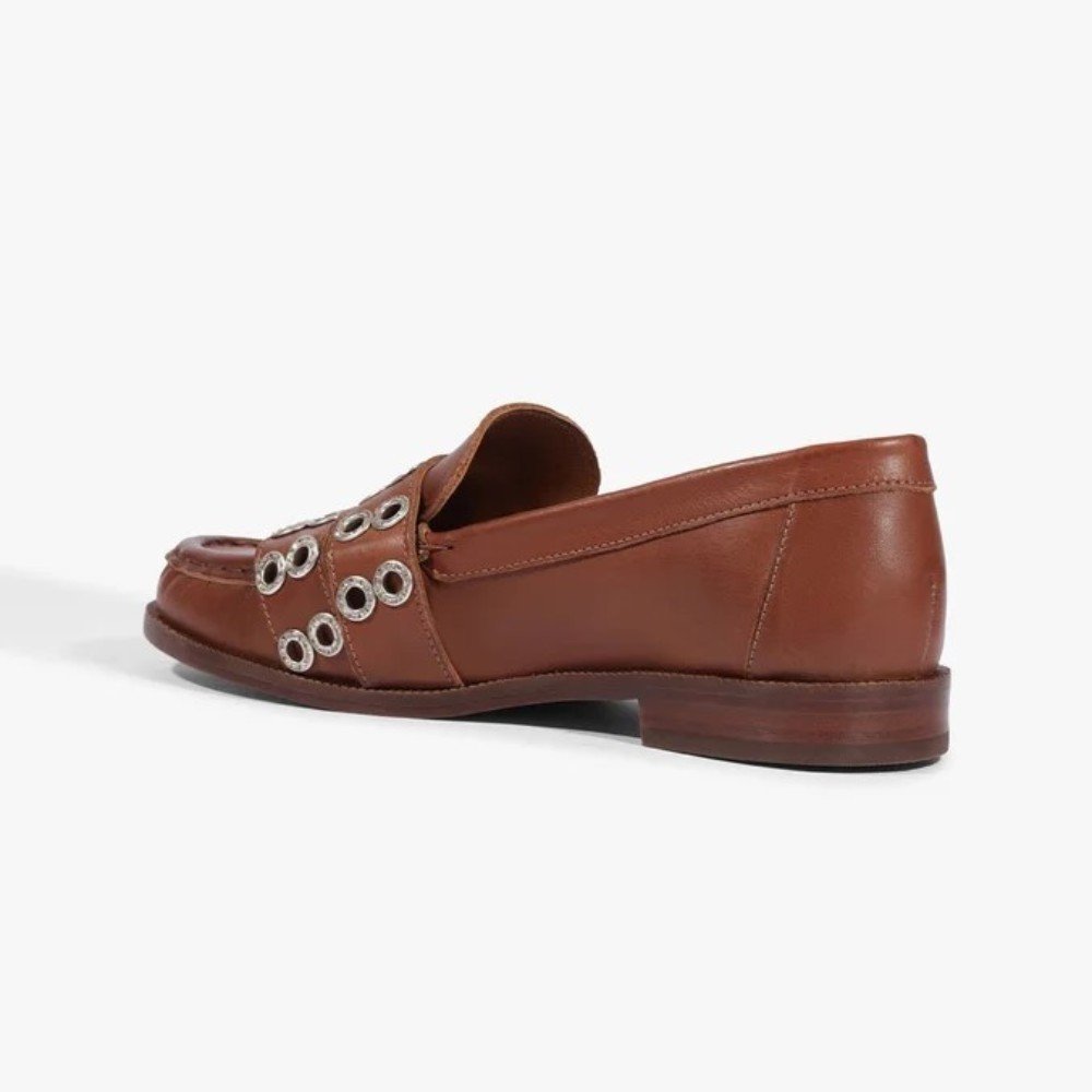 Mocassim Feminino Schutz Marien Couro Marrom 4