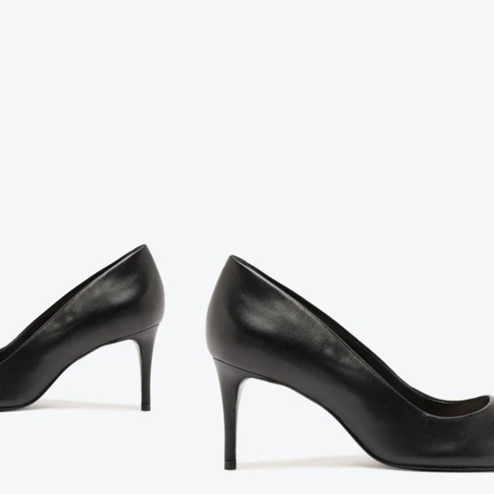 Scarpin Schutz Lena Low Couro Preto 3