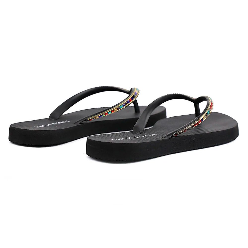 Chinelo Giulia Domna Havaí Pedraria Preto 4