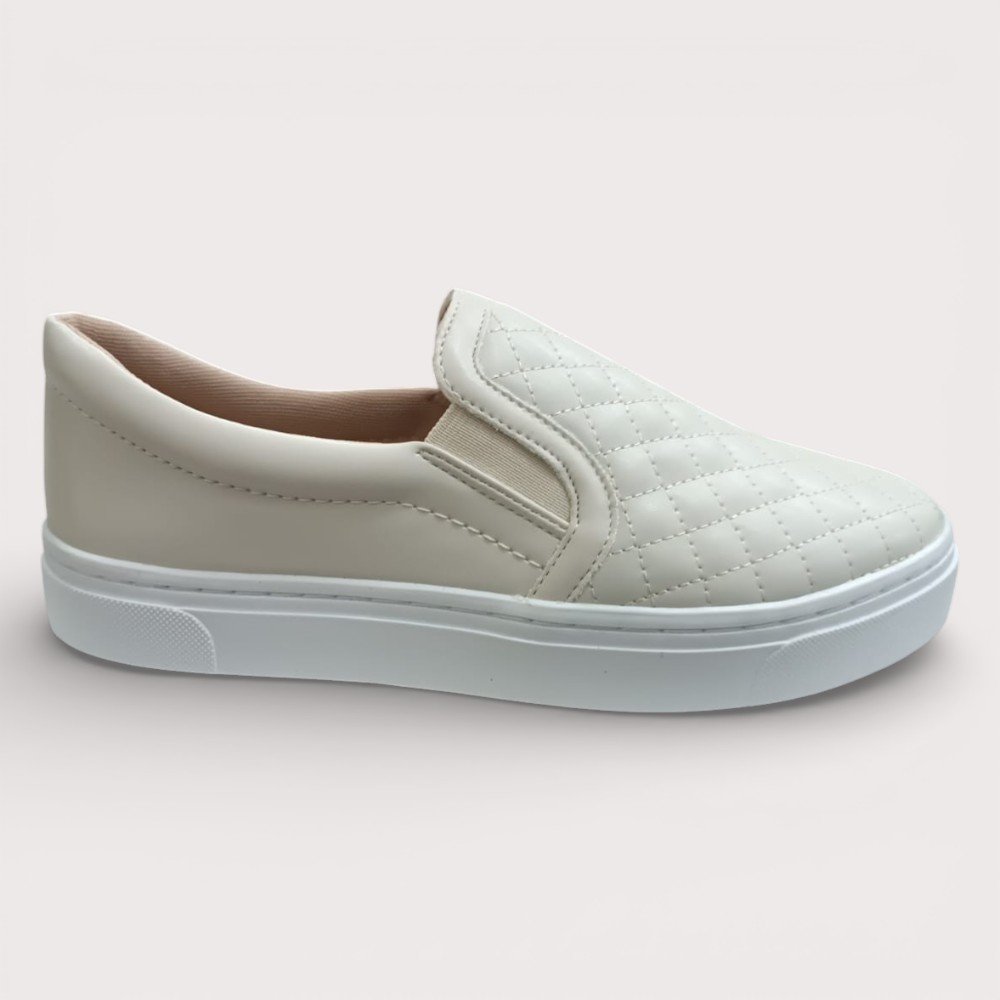 Tênis Sapato da Corte Slipon Matelassê