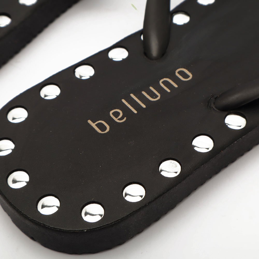 Chinelo Feminino Belluno Havaí Tachas Preto 5