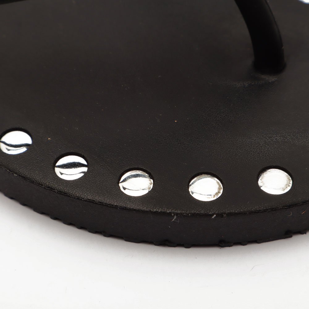 Chinelo Feminino Belluno Havaí Tachas Preto 6