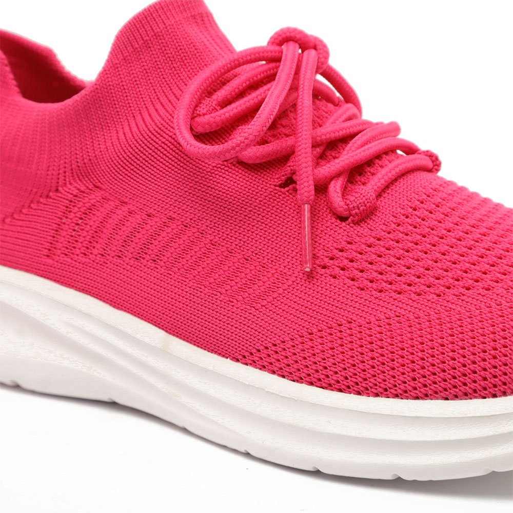 Tênis Knit Giulia Domna Cadarço Rosa 8