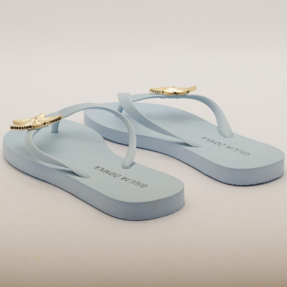 Chinelo Giulia Domna Havaí Estrela do Mar Azul 5