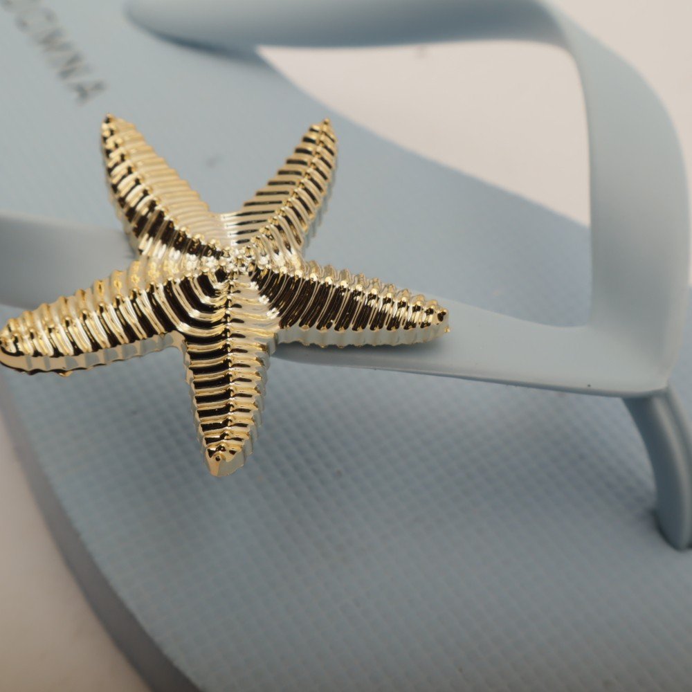 Chinelo Giulia Domna Havaí Estrela do Mar Azul 7