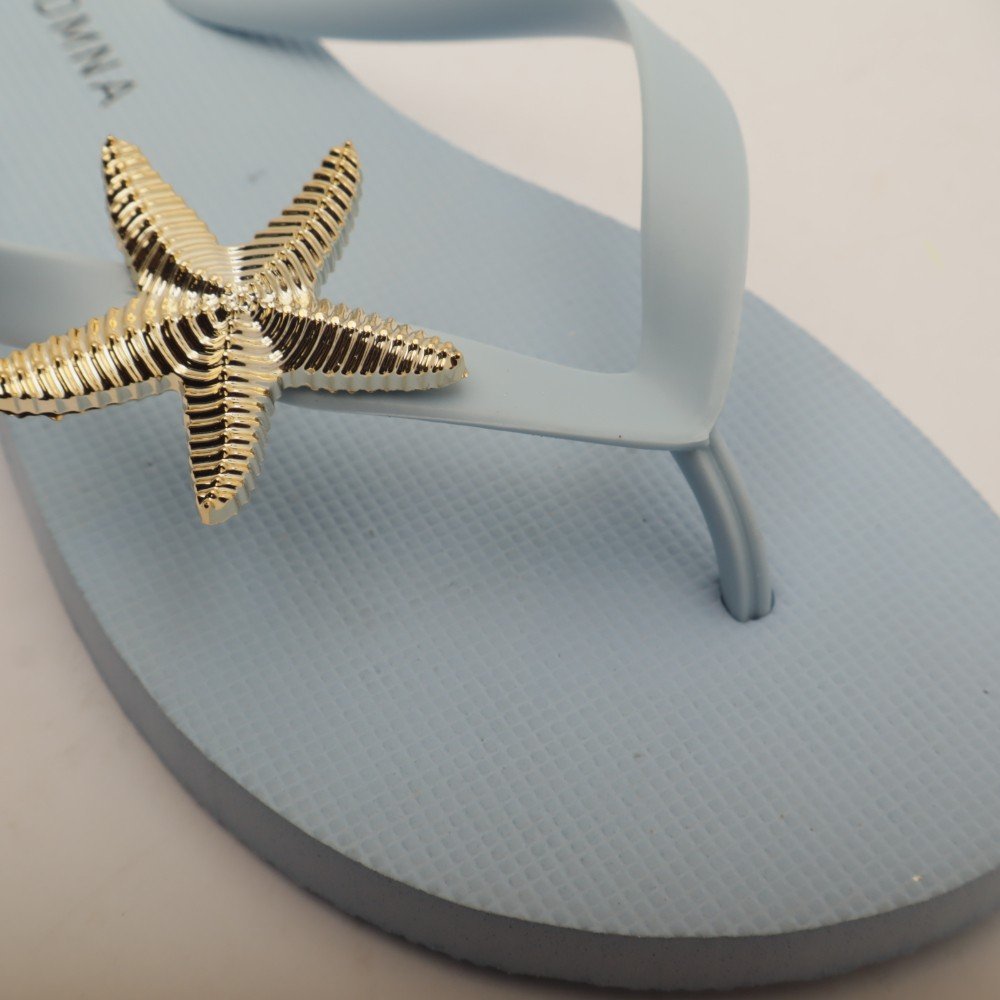 Chinelo Giulia Domna Havaí Estrela do Mar Azul 8