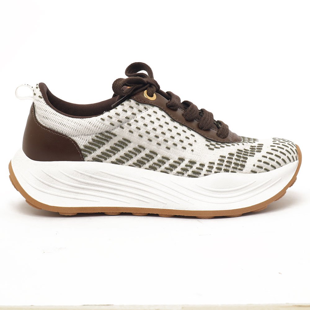 Tênis Feminino Giulia Domna Sola Alta Knit Cadarço
