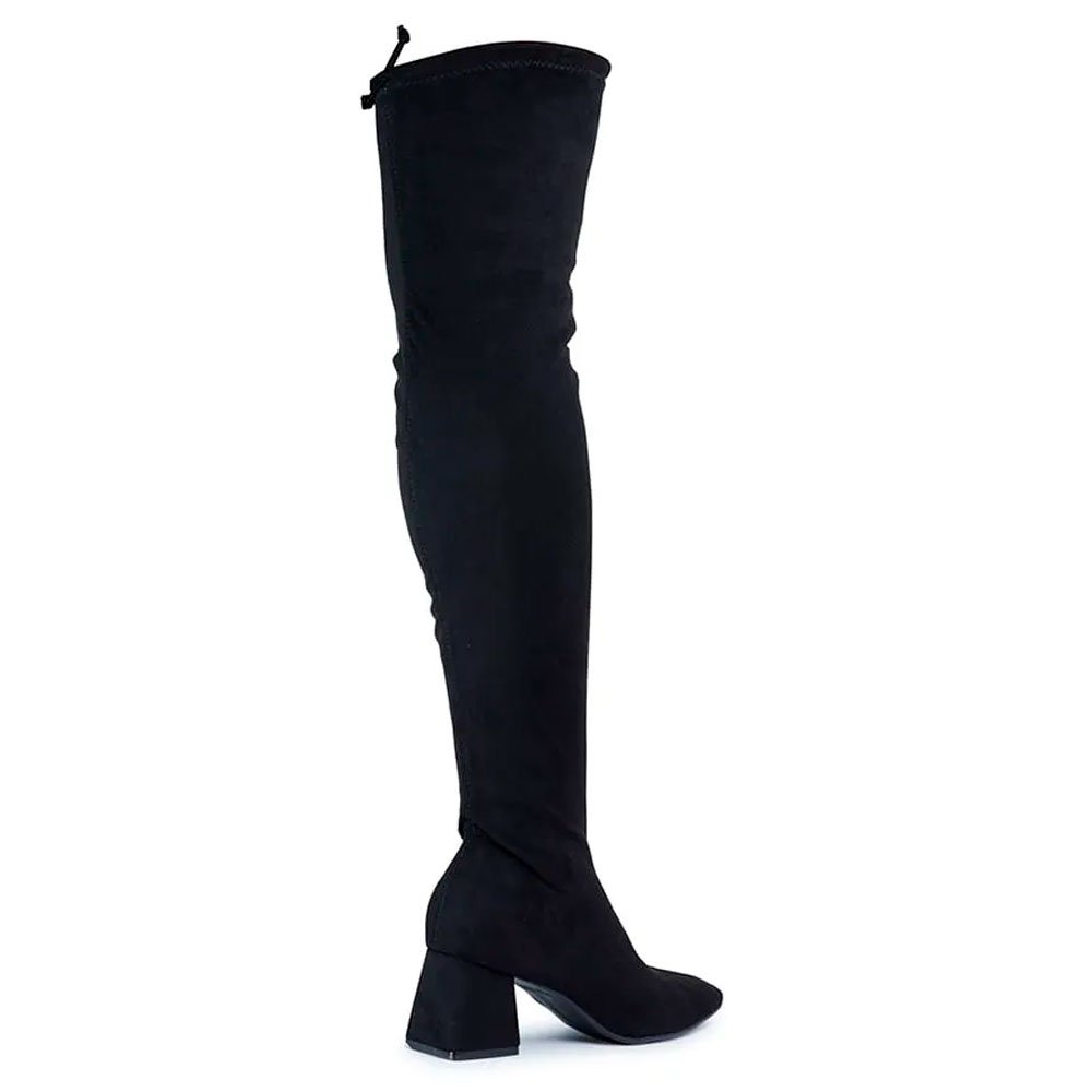 Bota Feminina Sapato Da Corte Over Salto Bloco - Produto 51 Preto 4
