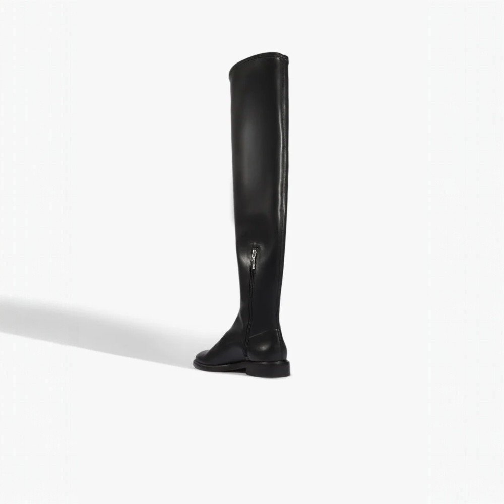 Bota Schutz Over Salto Bloco Baixo Cano Longo -Produto 46 Preto 4