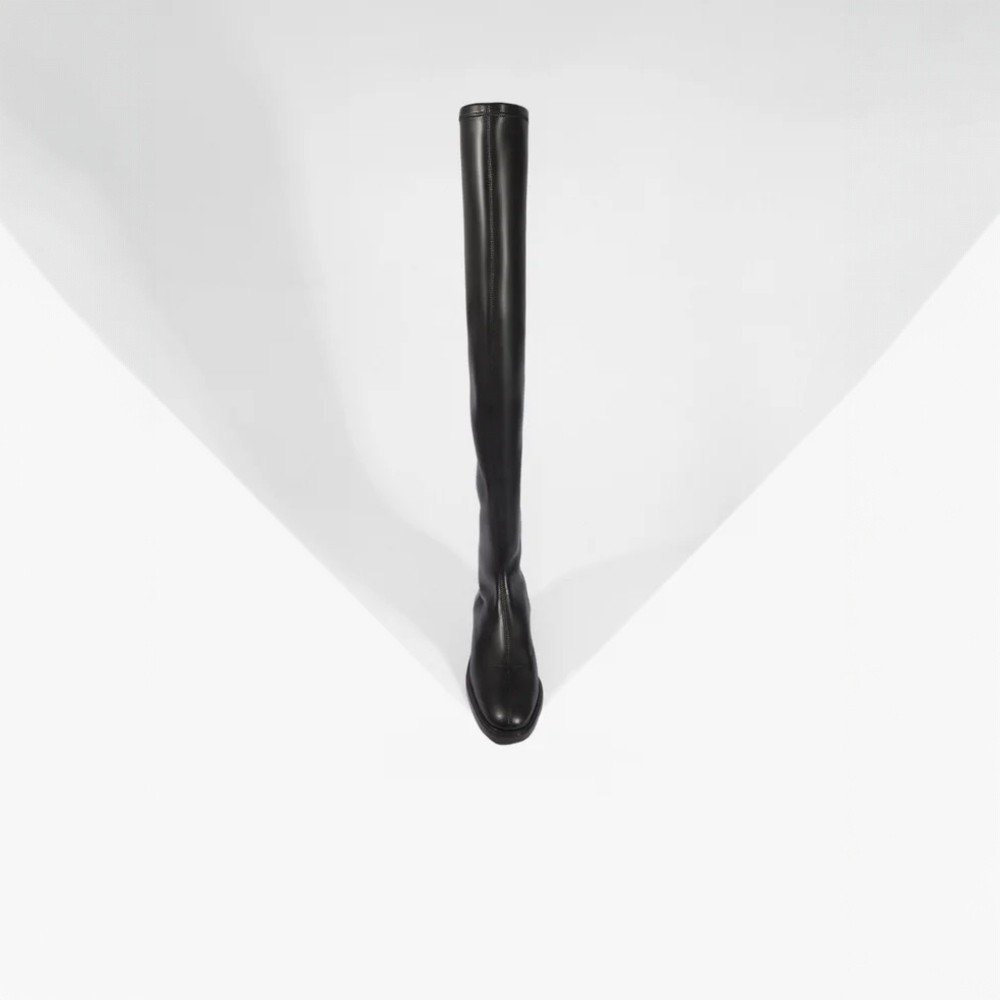 Bota Schutz Over Salto Bloco Baixo Cano Longo -Produto 46 Preto 5