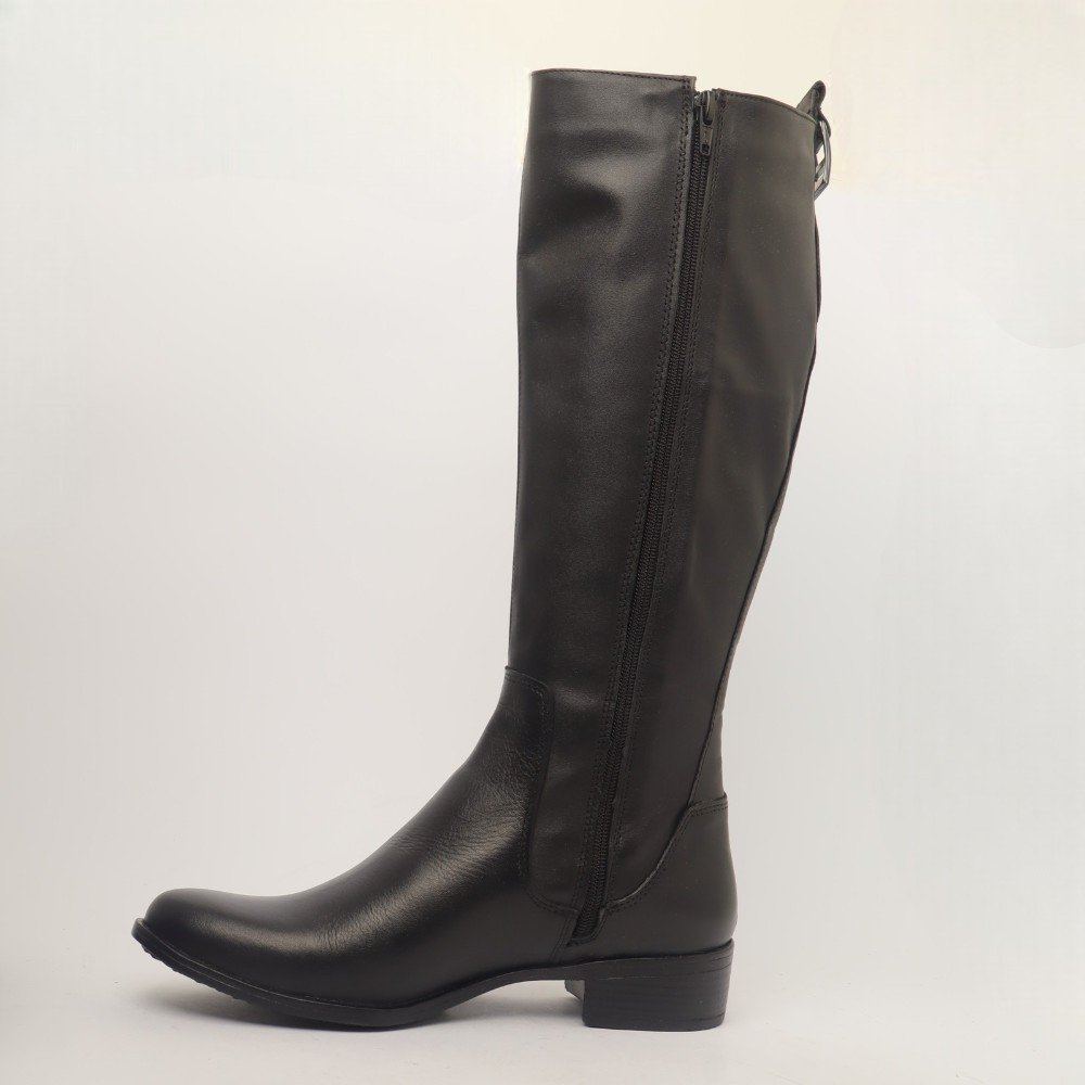 Bota Feminina Sapato Da Corte Montaria Couro
